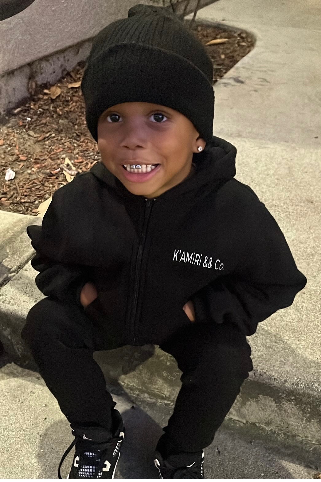 Child wearing K'Amiri & Co. streetwear